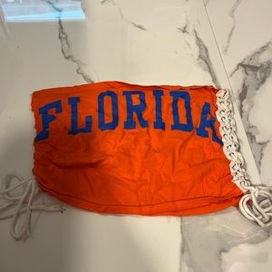 University of Florida Strapless top